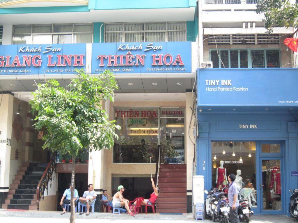 הו צ'י מין סיטי Thien Hoa Hotel מראה חיצוני תמונה
